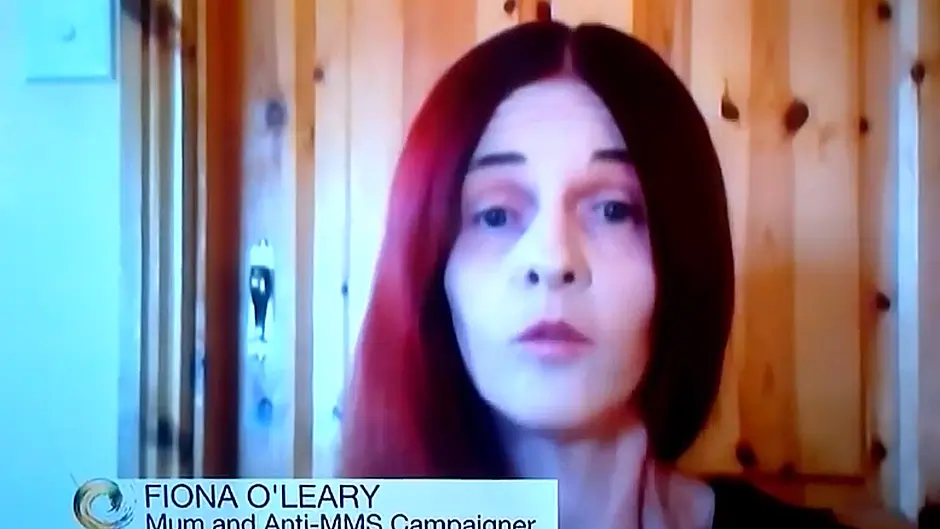 West Cork anti MMS autism cure campaigner on BBC Image