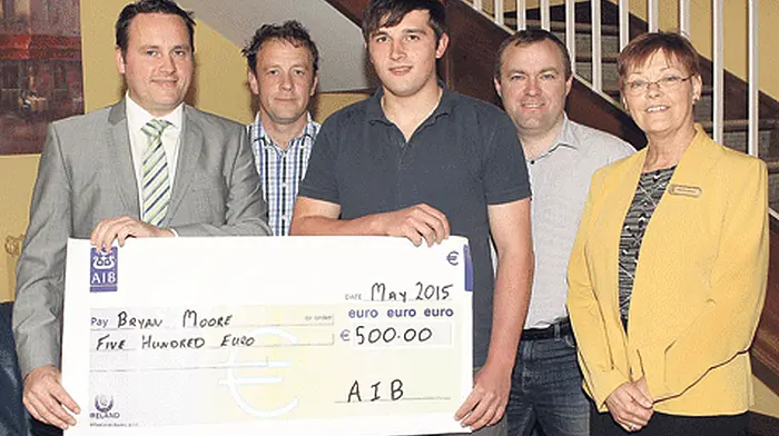 Bryan wins Clon award for farm business plan Image