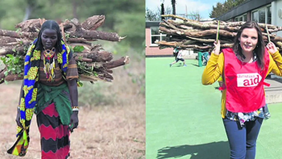 Susan feels the weight of poverty on her shoulders Image