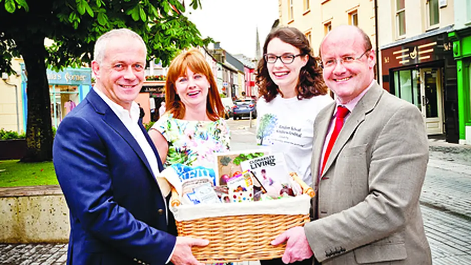 Noel Lawlor (left) and Sinead O&rsquo;Crowley, Clonakilty Chamber of Commerce together with Random Acts of Kindness (RAOK) Festival Image