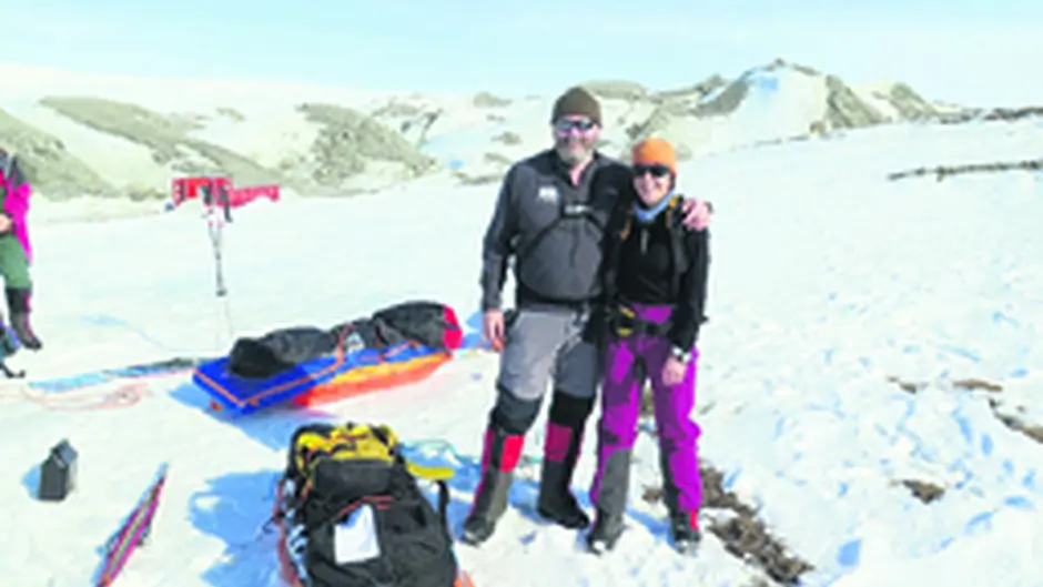 Bandon woman skis across Greenlands 570km ice cap Image