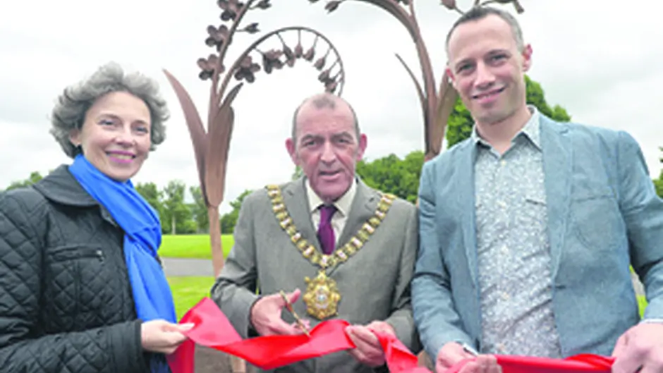 Bantry artists sculpture for Belfast Council Image