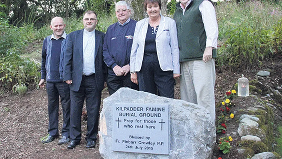 Dromkeen locals unveil completed famine burial ground project Image