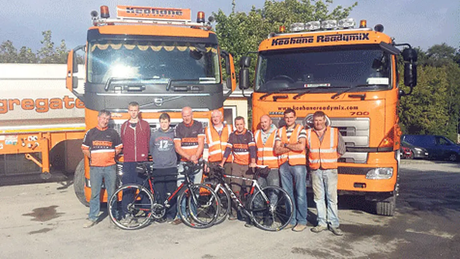 Keohane staff hit the saddle for charity Image