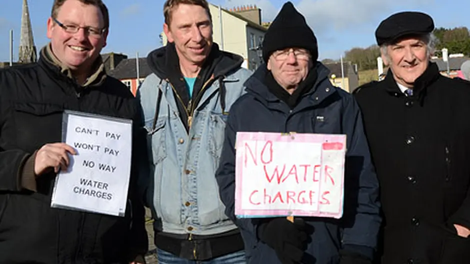 Protests against water charges in West Cork Image