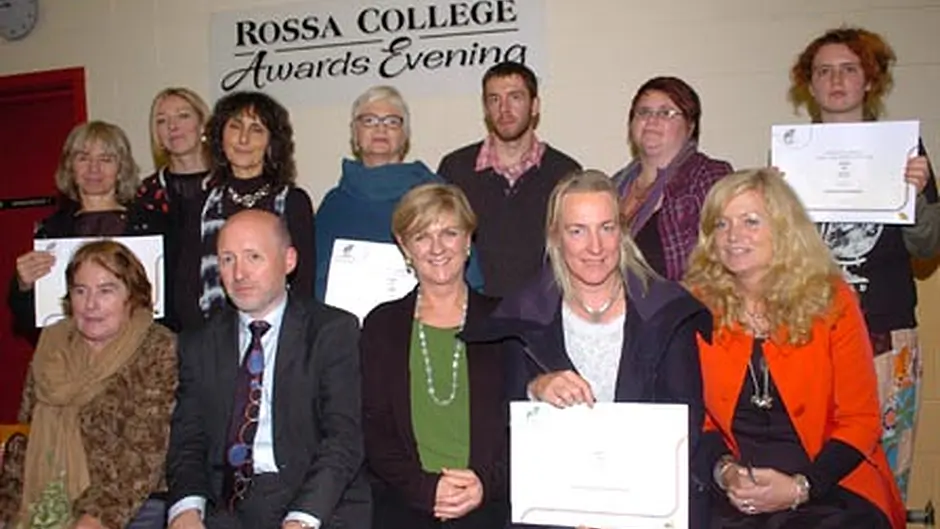 Special presentation made to Mary at Rossa College FETAC Awards Image