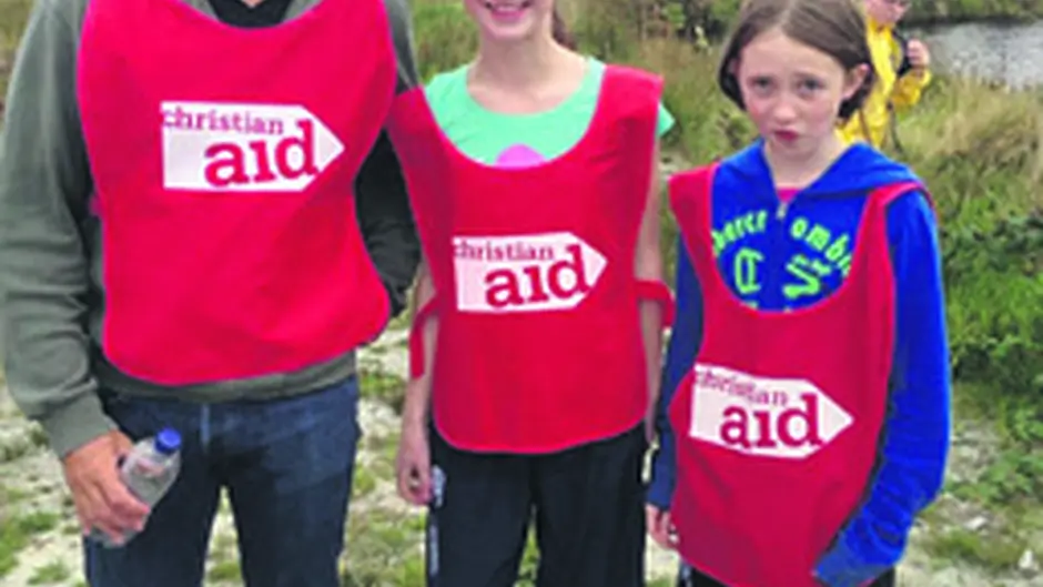Graham proved a masve boost for charitys walk Image