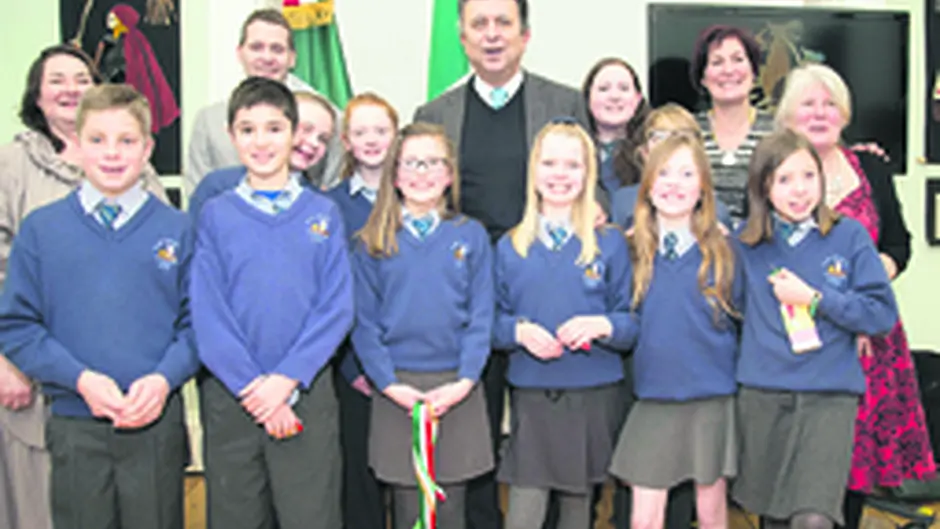 Pupils are honoured at Mexican Embasssy Image