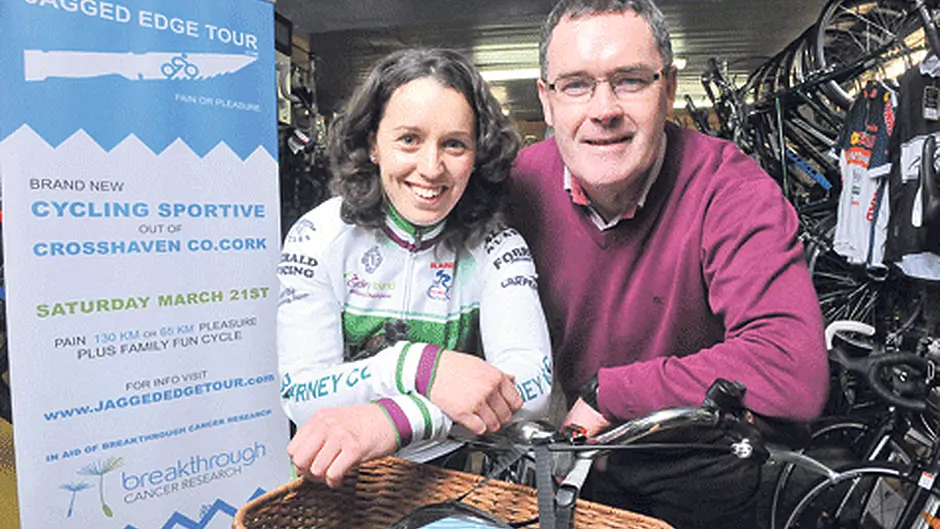 Road race champion joins the Jagged Edge cycle tour Advert Image