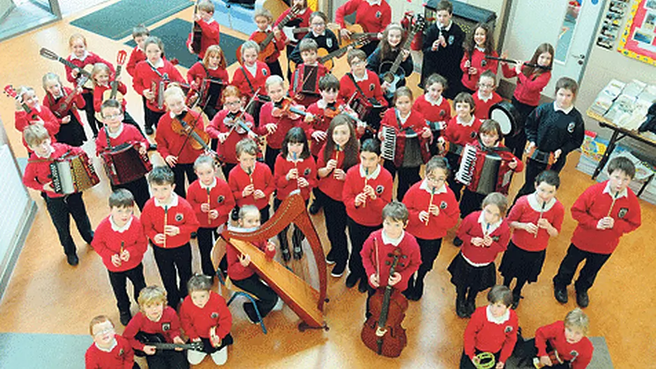 Grant was music to ears of Bantry gaelscoil pupils Image