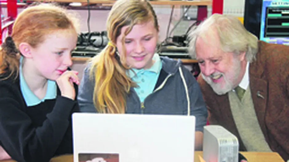 Kealkil students welcome digital ambassador Lord Puttnam Image