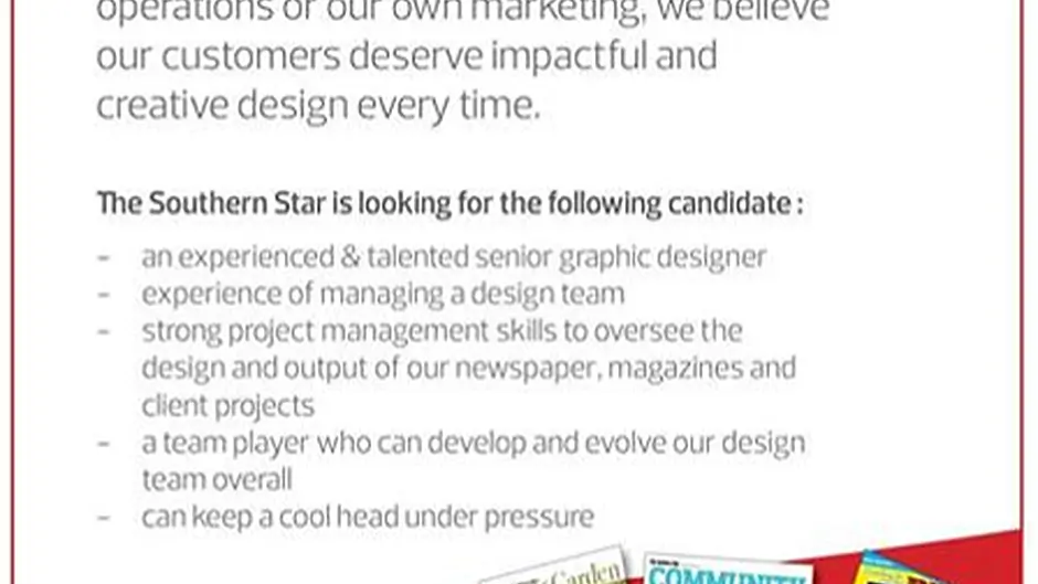 Were hiring Would you like to work for one of Irelands most progressive regional papers Image
