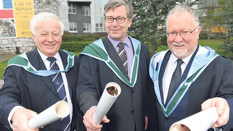 Honorary UCC degree awarded to Streamscapes Mark Boyden Image