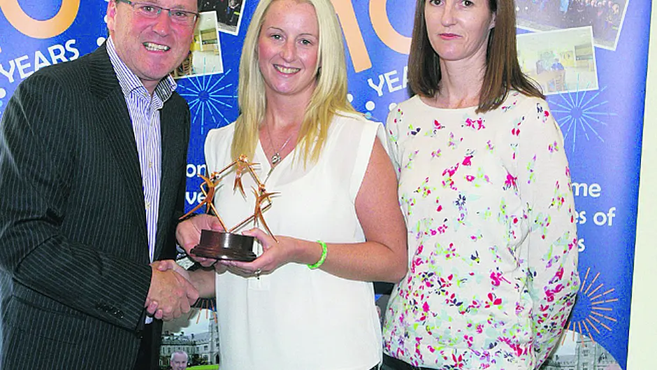 Zoes mum is honoured for fundraising Image