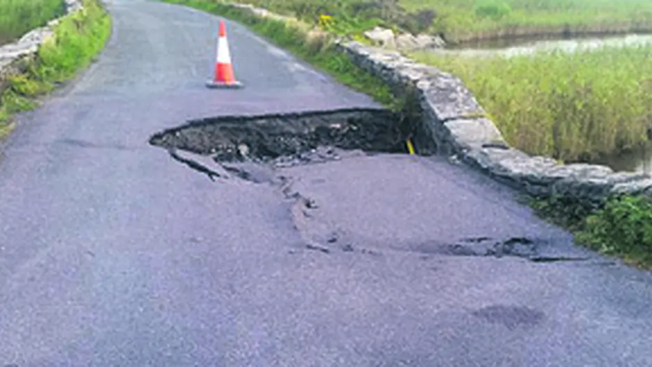 Roads still closed near Mizen weeks after floods Image