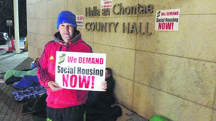 Councillors sleep out to highlight the plight of homelessness in Cork Image