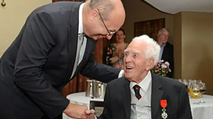 Union Hall's Francis gets Legion d'Honneur on his 100th birthday Image