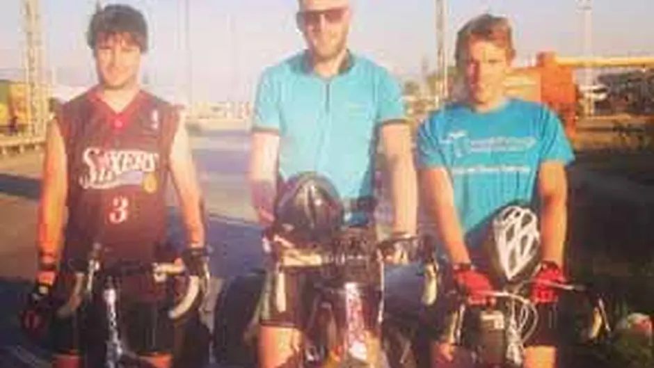 Charity cyclists eye opening trip through migrant crisis Image