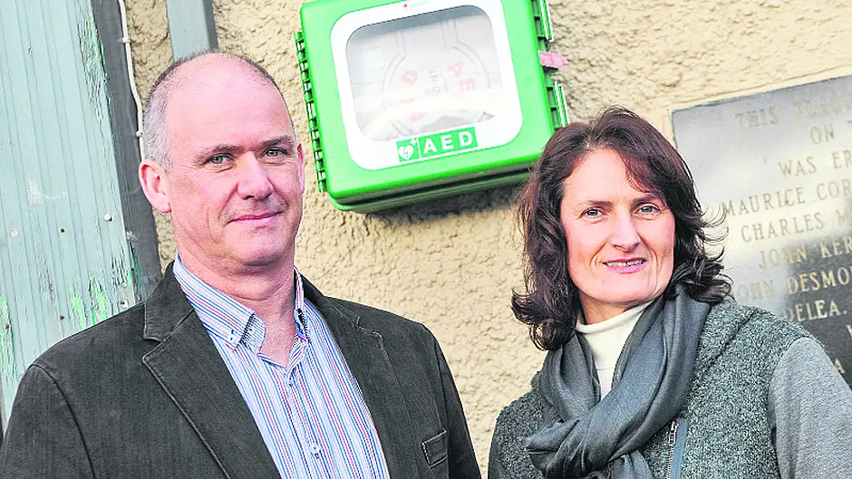 Local firm's defibrillator  a gift for the community Image