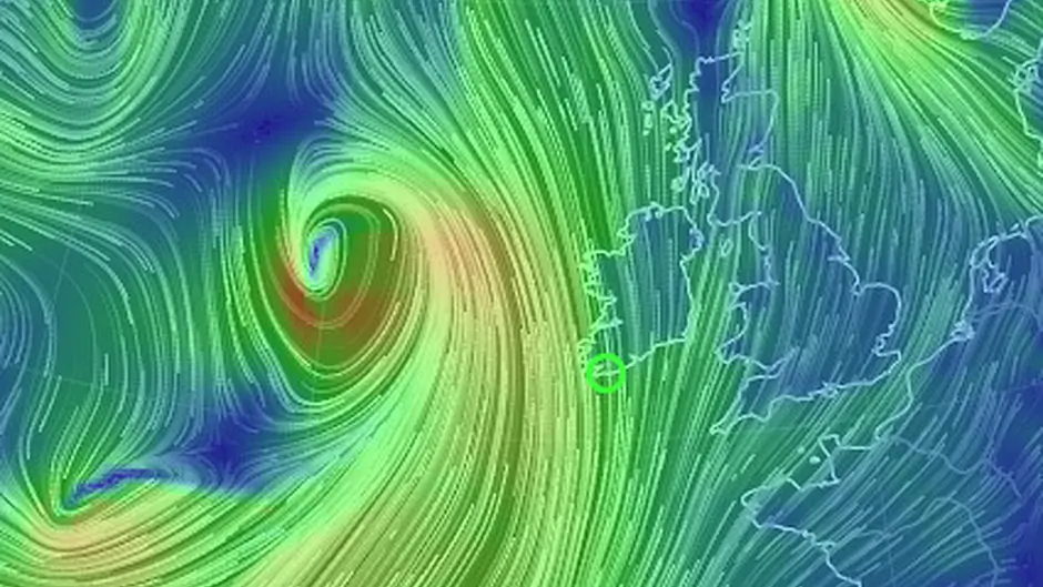 Weather warning as Storm Frank approaches Image