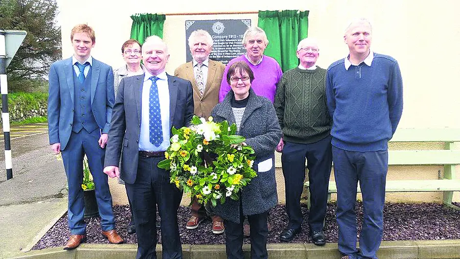 Clogagh's part in 1916 is recalled by singing and gift-giving event Image