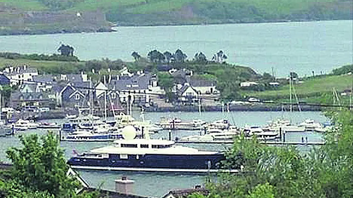 Superyacht Galileo G draws onlookers to Kinsale Image
