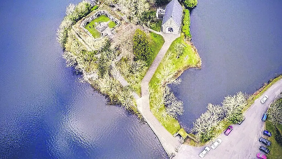 James (15) is on a high as drone photo goes viral Image