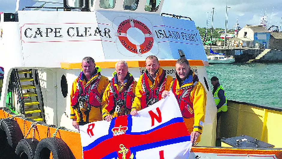 RNLI crews pitted against  each other in sailing race Image