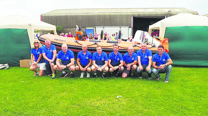 Nine local crew now trained in use of Owenahincha's new RIB Image