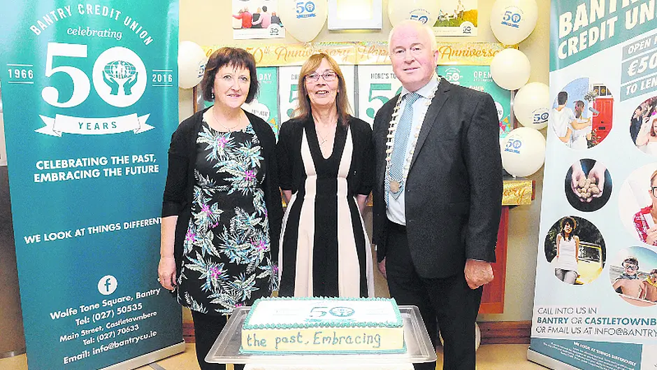 Bantry Credit Union members and friends toast 50th anniversary Image