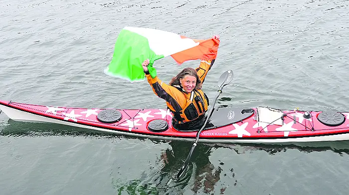 Solo kayaker Niamh lands back in time to collect her Leaving Cert Image