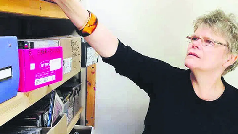 Karen is happy to share the power of love through music Image