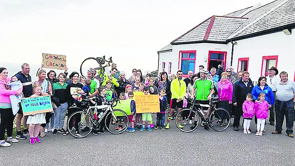 Local charities benefit from friends' Malin to Mizen four-day cycle Image