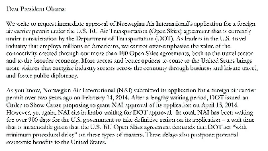 Obama urged to give Norwegian licence Image