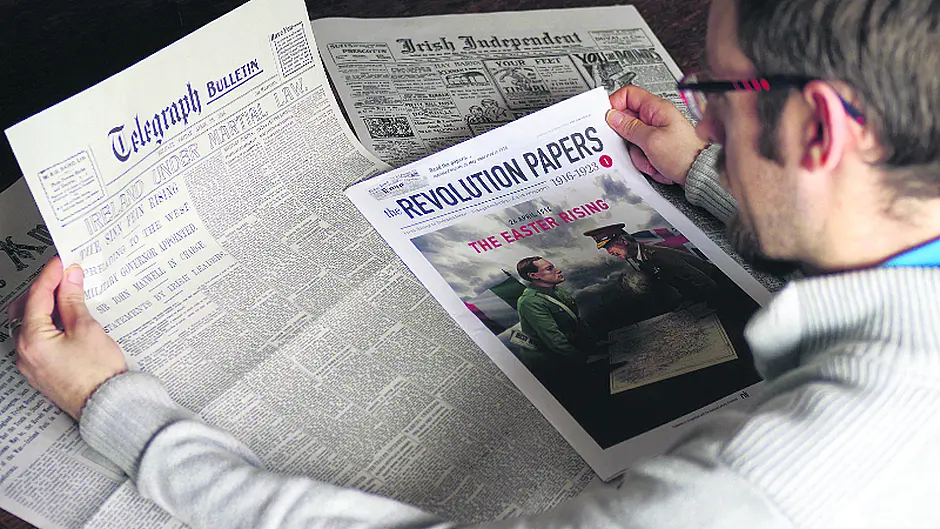 Stories of the events of 1916 are reprinted for commemoration Image