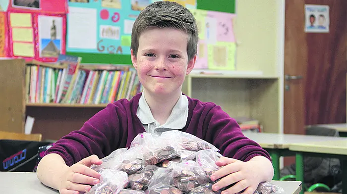 Kilmeen student Peter coins it for charity Image