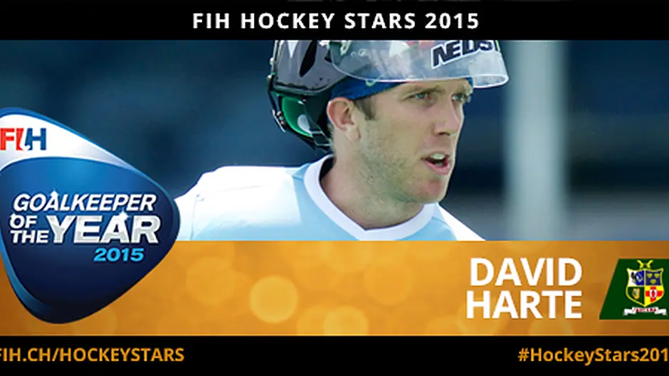 David Harte is officially the best hockey goalkeeper in the world Image