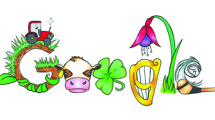 West Cork students in Doodle 4 Google final Image