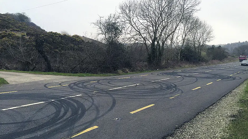 Garda appeal after blight of  ‘doughnuts' on roads Image