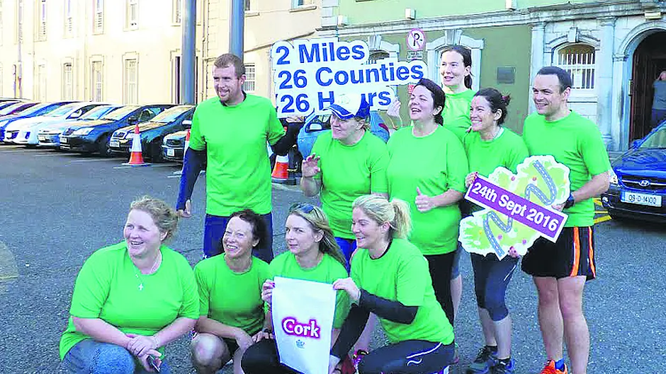 Runners do 2 marathons in 26 hours Image