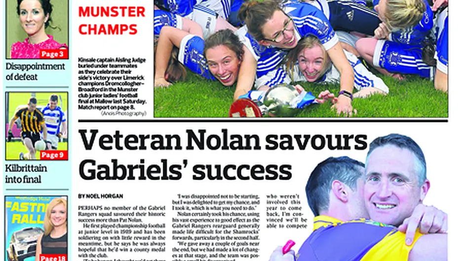 Southern Star best for West Cork sport Image