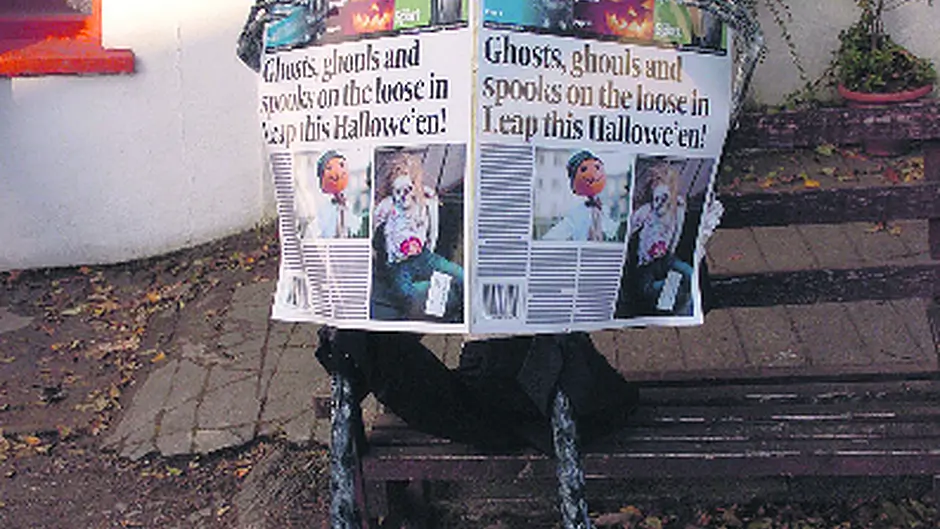 Scarecrows are Leap-in around the village as Hallowe'en approaches Image