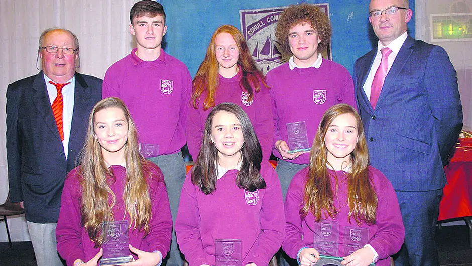 Schull Community College students celebrate successes at awards night Image