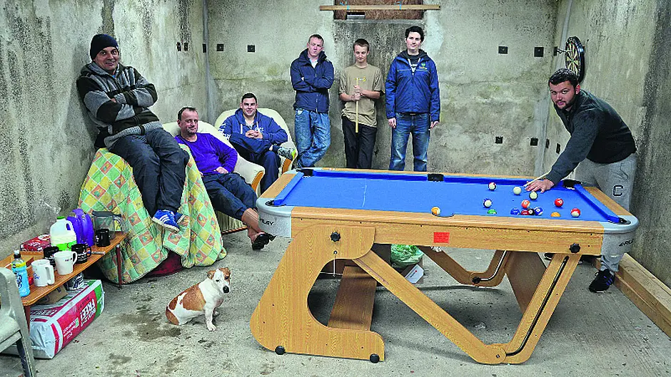 Kealkil's Men's Shed crew are pooling their resources Image