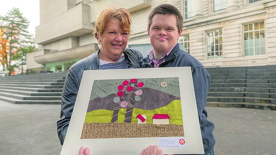 Ronan's art in Belfast's Ulster Museum Image