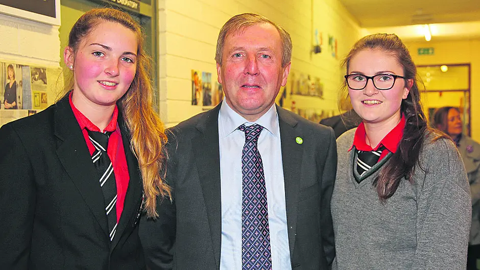 Minister Creed visits Bandon Grammar Image