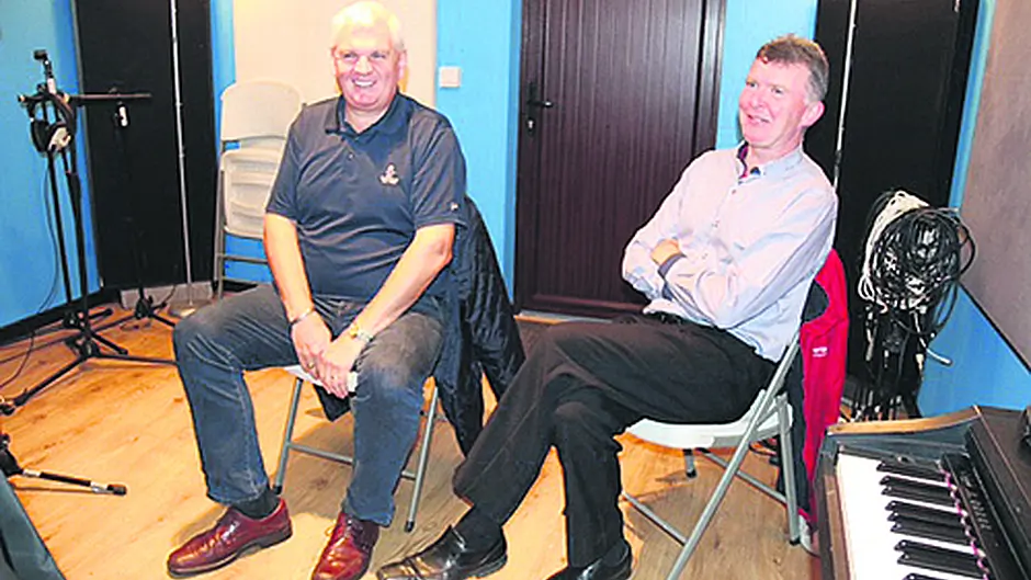 Sponsors end up singing on charity Dunmanway CD Image