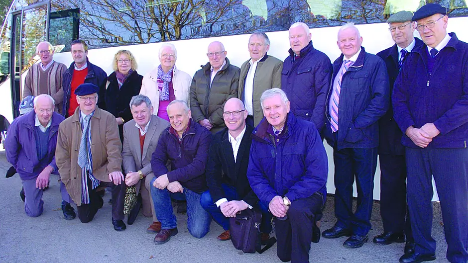 Floods committee attends protest at Dáil Image