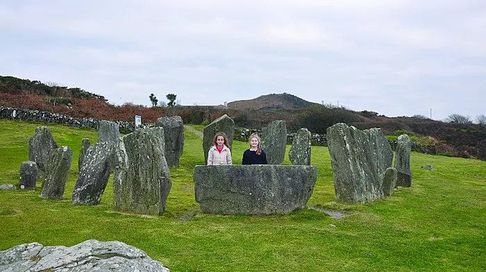 Students ‘amazed' by Drombeg circle Image