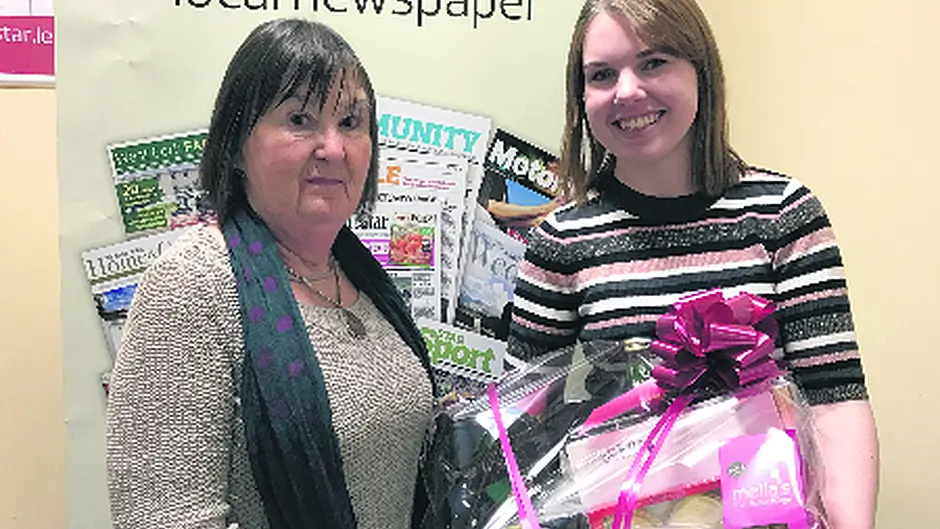 A double delight for hamper-winning Jo Image